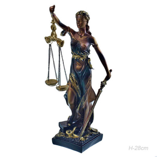 Статуэтка Фемида 28 см / F719 /уп 24/