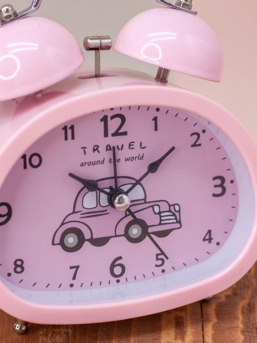 Часы-будильник "Transport", pink