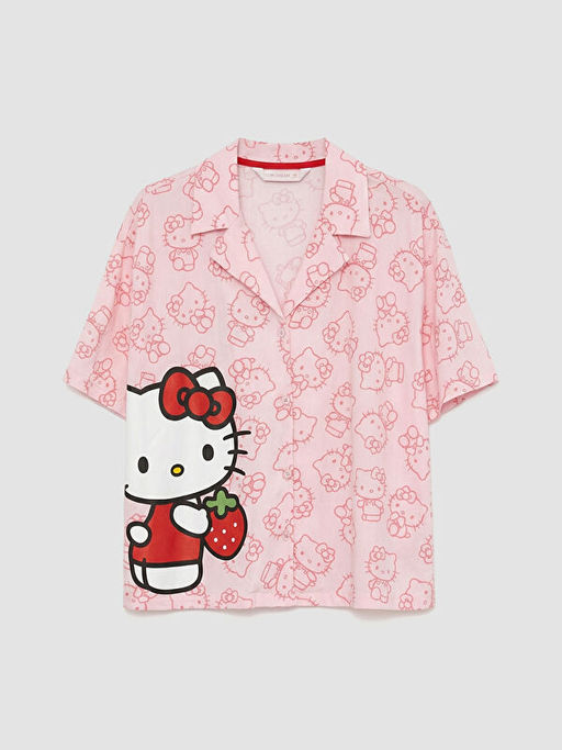 Hello Kitty Bask?l? Kad?n Pijama Tak?m