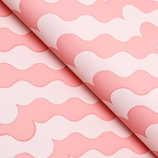 Цена за 20 шт. Пленка для цветов матовая, Паттерн любви, 57х56см, розовый - UPAK LAND фото 2