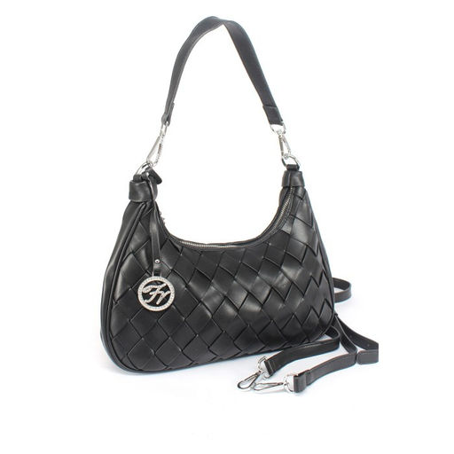 Сумка женская искусственная кожа FR-5260-L, 1отд, плечевой ремень, черный SALE 258377