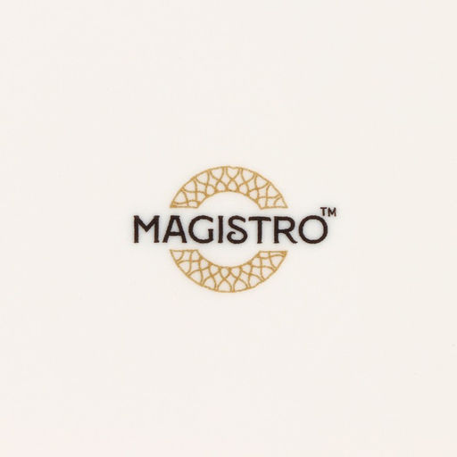 Тарелка фарфоровая пирожковая Magistro La Perle, d=15 см, цвет белый  фото 5