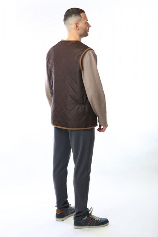 Жилет арт.1184221-0902 РОНГ коричневый - Altro фото 4