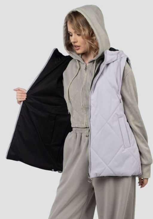 Куртка жилет двусторонняя демисезонная (синтепон 100) - El podio фото 10