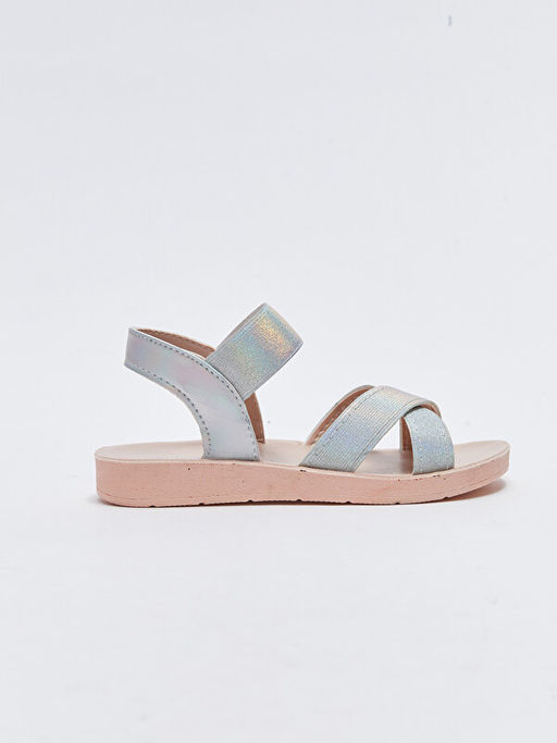 ?apraz Bantl? Lastikli K?z ?ocuk Sandalet - Waikiki фото 2