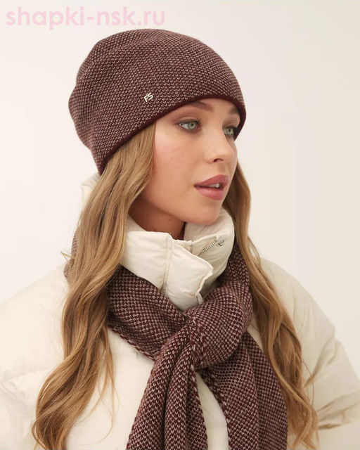 M 1113 S 1113 Комплект женский флис (колпак+шарф)