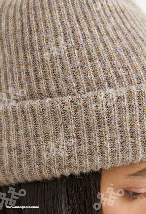 Шапка двойная из 100% монгольской шерсти (арт. 05141) - Монголка фото 6