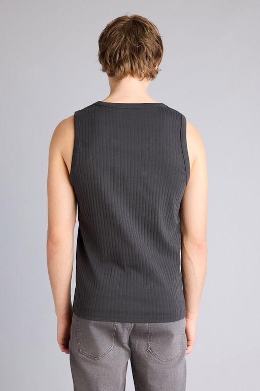 Pamuklu Regular Fit Fitilli Ka_korse Atlet - Defacto фото 7