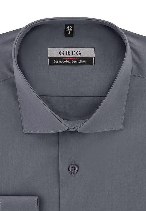 Сорочка мужская длинный рукав GREG 330/139/DGR/Z_V