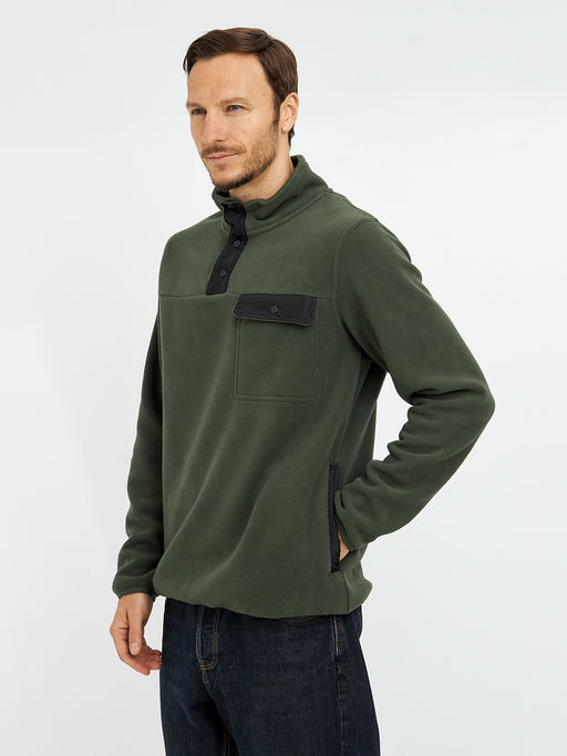 джемпер мужской с контрастными вставками - Glenfield фото 4