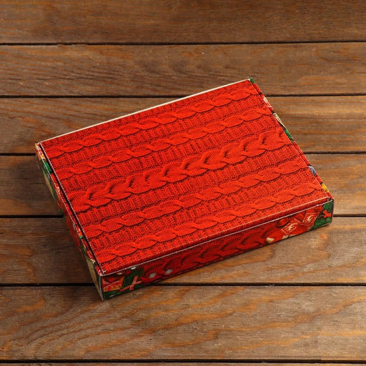 Цена за 5 шт. Коробка сборная крышка-дно с окном, Исполнения желаний 2, 26 х 21 х 4 см - Simaland фото 6