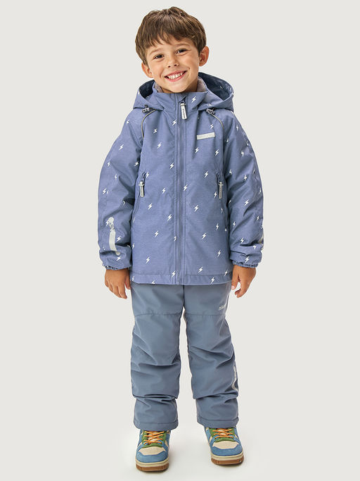 Костюм 7м0926 деним/серый