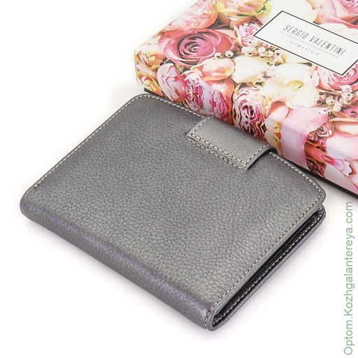 Маленький женский кожаный кошелек Sergio Valentini СВ 8118-537  фото 4
