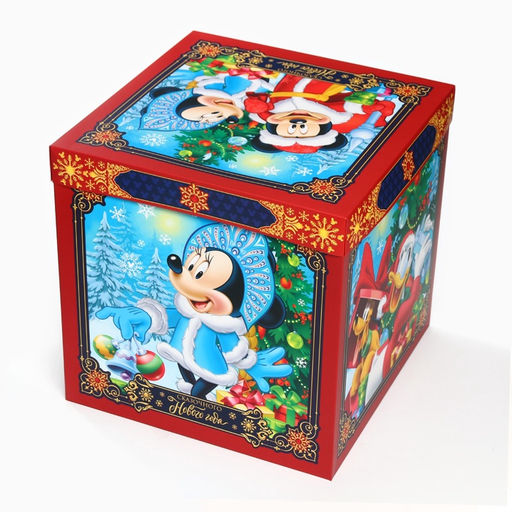 Коробка складная, новогодняя Сказочного Нового года, 30 ? 30 ? 30 см