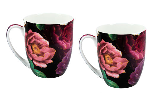 Набор кружек Розы, 0,38 л, 2 шт - Anna lafarg фото 2