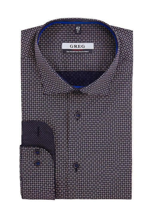 Сорочка мужская длинный рукав GREG 253/139/1241/Z/1  фото 2