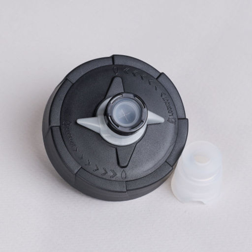 Бутылка для воды велосипедная ZEON WB226 гоночная, клапан кэмэлбак, пищевой hi-quality PP, 750ML цвет grey/уп100 - Галеонтрейд фото 4