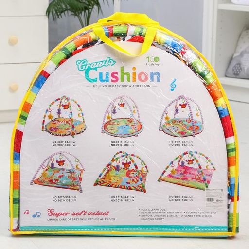 Развивающий коврик с дугами Зоо, 68x68, Крошка Я  фото 9