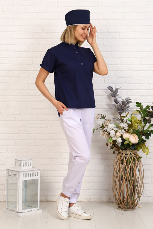 Куртка женская 189 ТС. Цвет: темно-синий - Стильб фото 5