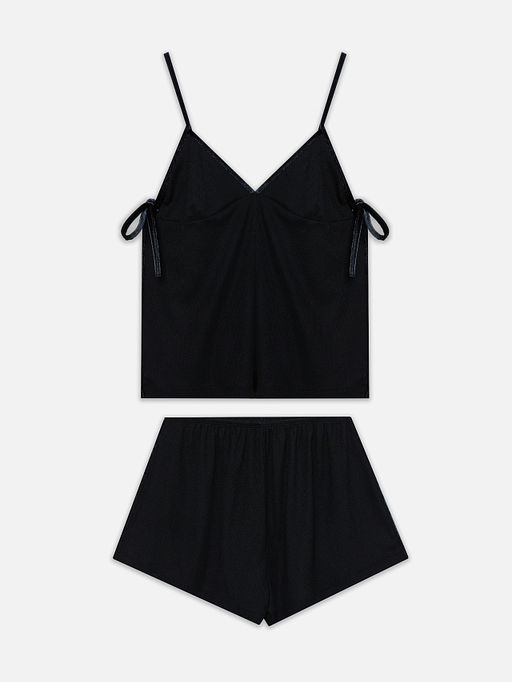 Комплект домашний женский с велюровыми завязками по бокам - Mark formelle фото 6