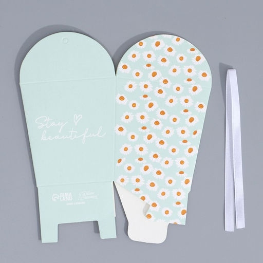 Цена за 5 шт. Коробка бонбоньерка, упаковка подарочная, Ромашки, 8?7.5?6 см см