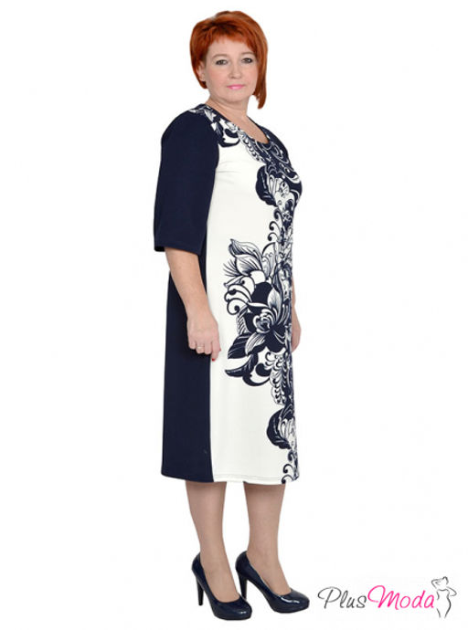 Платье Модель №1191 размеры 44-84 - Plusmoda фото 7