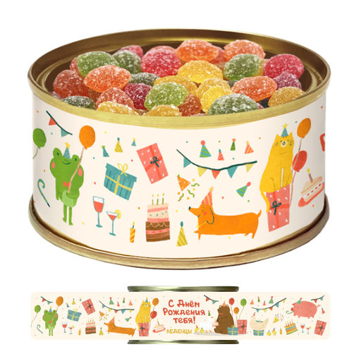 Карамель леденцовая МОНПАНСЬЕ С Днем рождения! №1 - Extrago фото 3