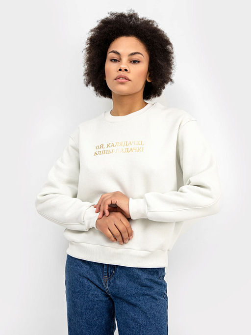 Однотонный джемпер оверсайз серого цвета - Mark formelle фото 2