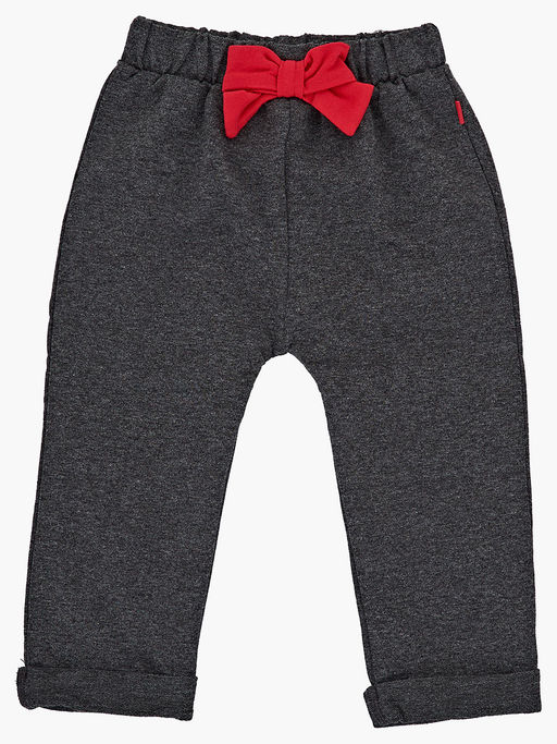 Брюки для девочки UD 4006 черный меланж - Mini maxi фото 8