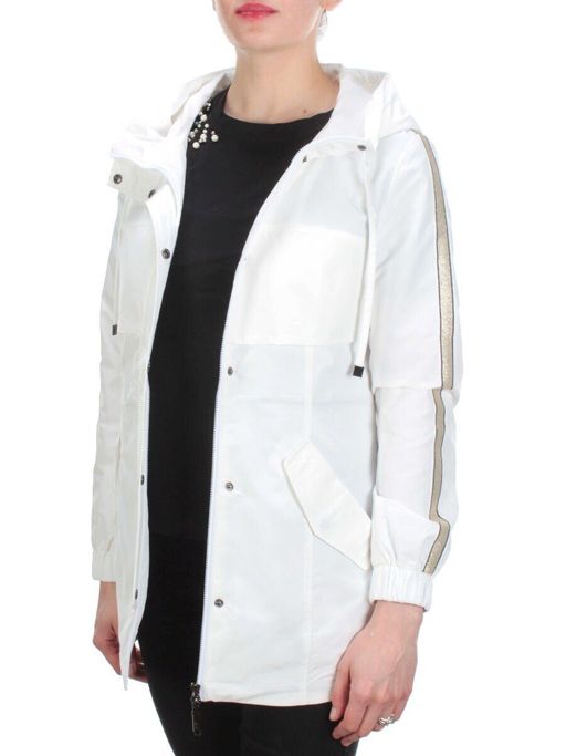 FY-259 WHITE Ветровка женская COSEEMI (65% хлопок, 35% полиэстер) - Fashion фото 7