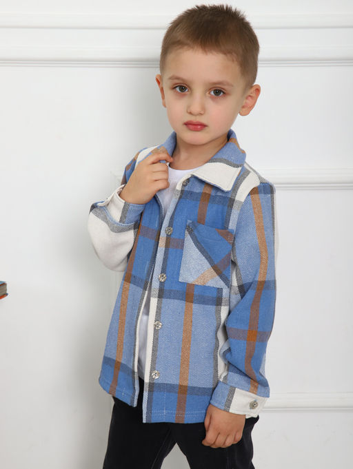 РБ014 Рубашка "Клео" (голубой)