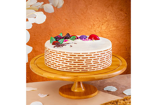 Блюдо сервировочное на ножке 31,5*31,5*28,5 см + стеклянная крышка - Elan gallery фото 21