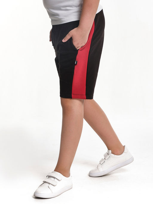 Шорты для мальчика 22-3458 черный | горчичный - Mini maxi фото 10