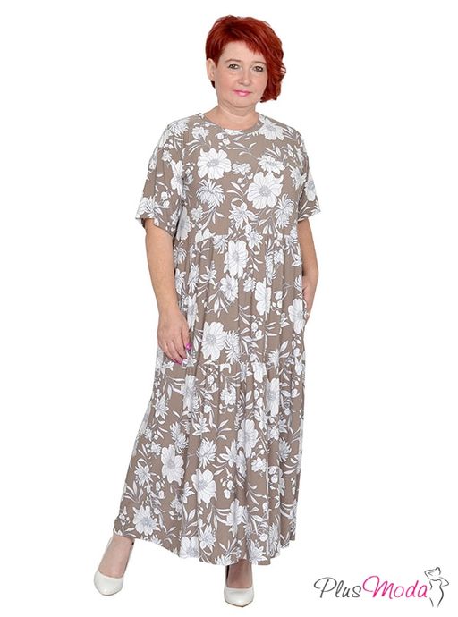 Платье Модель №1264 размеры 44-84 - Plusmoda фото 3