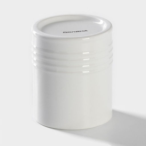 Сахарница Доляна Гурман, 320 мл, цвет белый  фото 4