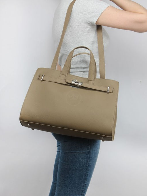 Сумка женская натуральная кожа GU 2066-77708, 1отд, бежевый SALE 265037 - Adelia фото 5