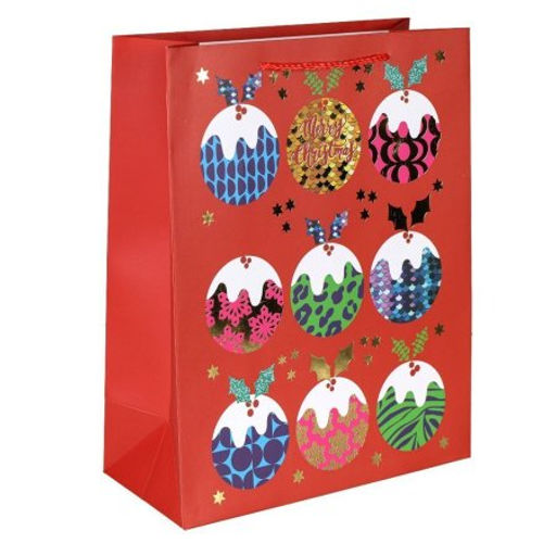 Цена за 12 шт. Пакет подарочный 31х42х12см Новый год / 5380ХL /уп 12/300/ - Галеонтрейд фото 6