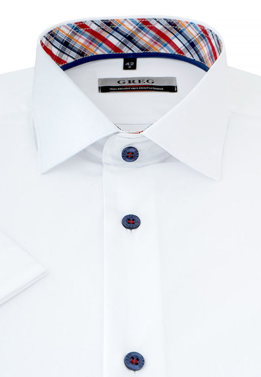 Сорочка мужская короткий рукав GREG 100/109/WH/Z/3p_GB  фото 3