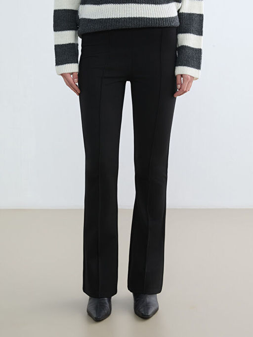 Ekstra Dar Fit ?spanyol Pa?a Kad?n Pantolon