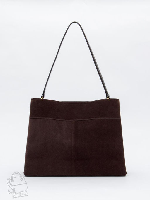 Сумка женская кожаная 1087MF coffee Polina&Eiterou