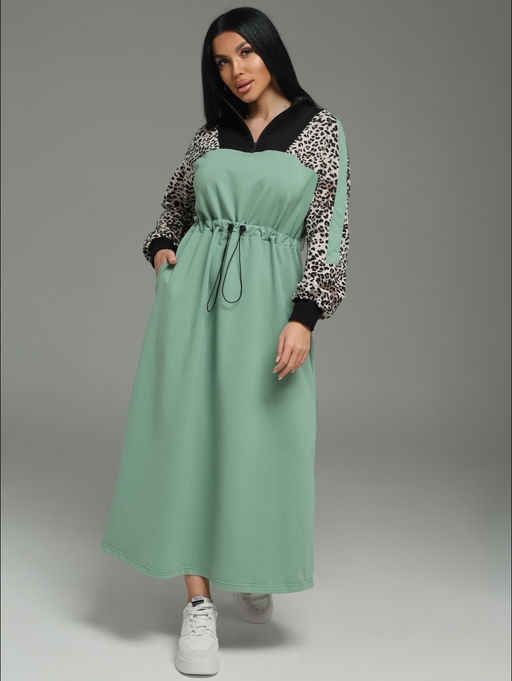 Луиза платье женское (оливковый)