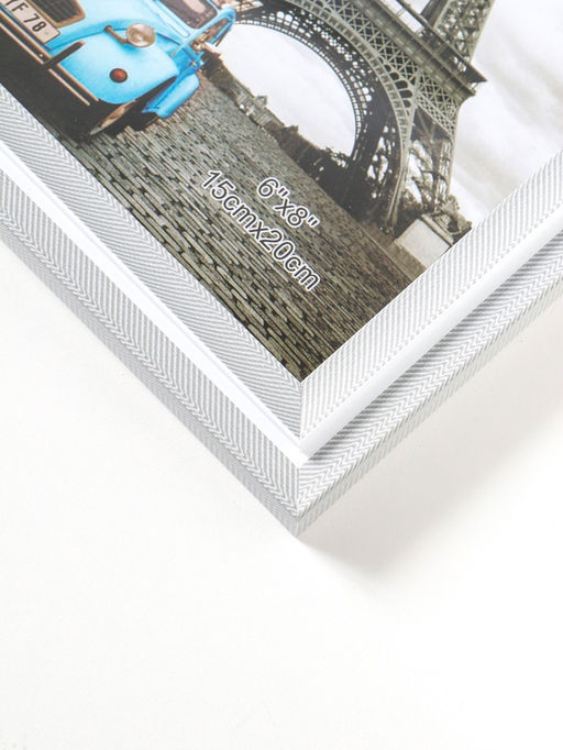 Фоторамка для фото 15×20 см «Остин», пластик, бело-серый, 23.5×18.5×1.5 см