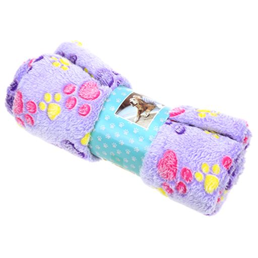 Подстилка-плед для животных 70х100см, велсофт, цвета микс (Китай) - Pet toys фото 2