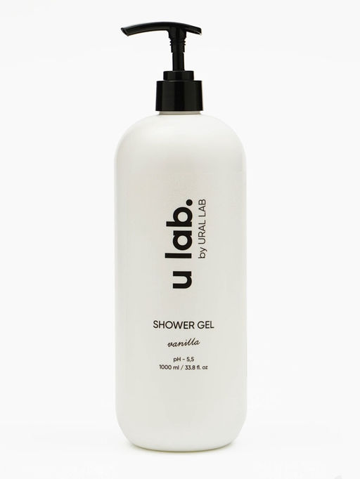 Гель для душа питание и очищение, аромат ванили, 1000 мл, ULAB - URAL LAB фото 10
