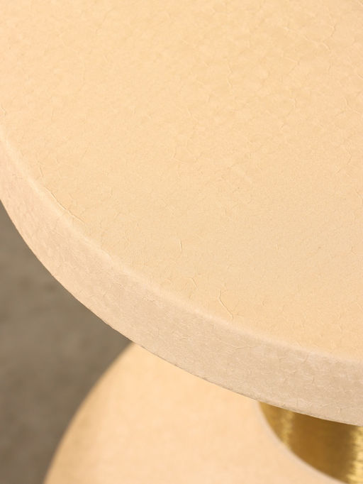 Столик кофейный «Песочные часы», 35×35×42.5 см, белый с золотом