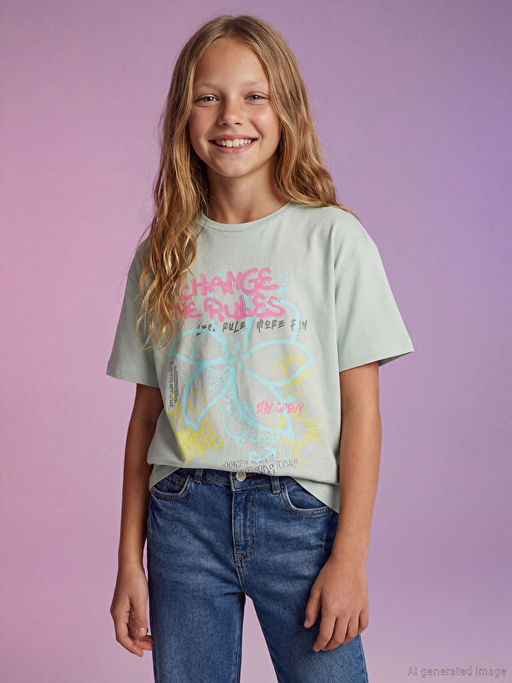 Bask?l? K?z ?ocuk Ti??rt 2li