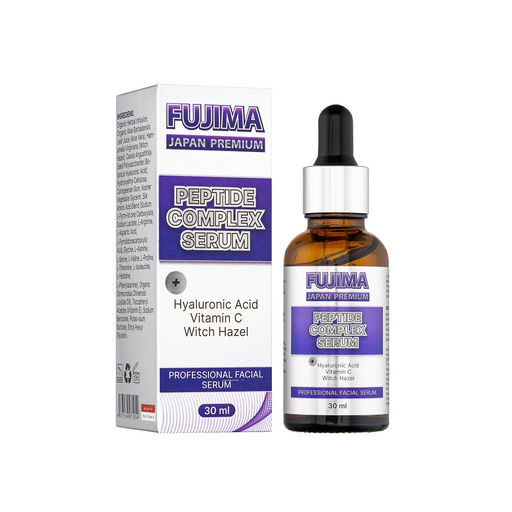 Peptide complex serum (Сыворотка премиум класса с пептидами) + Hyaluronic Acid, Vitamine C, Witch Hazel. 30мл