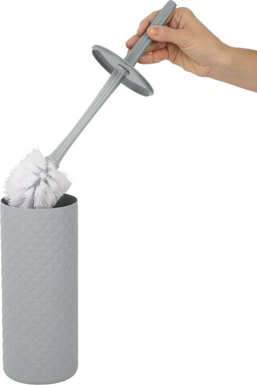 Комплект WC Plast Team STOCKHOLM (подставка + ёршик) серый шторм PT502110025