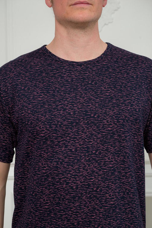 Футболка мужская из кулирки тёмно-синий - Амадэль фото 4