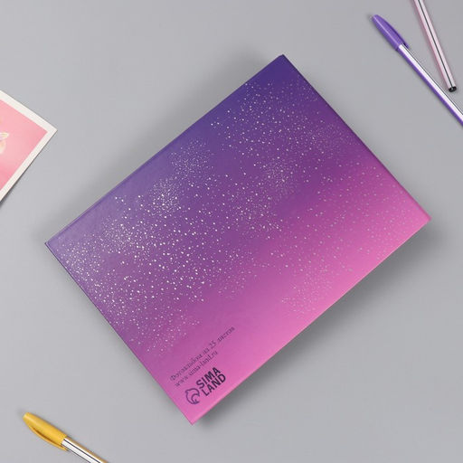 Фотоальбом на кольцах 25 листов Keep memories Покорение новых миров, с наклейками, тиснение серебро, 19?27?3 см  фото 11